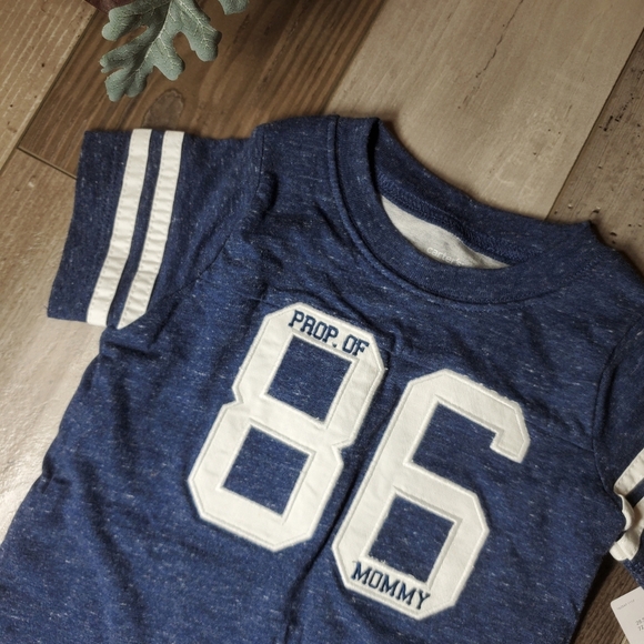 NWT Carter's Navy Blue Sports Shirt Size 12m Baby Toddler Onesie Bodysuit - Picture 7 of 9